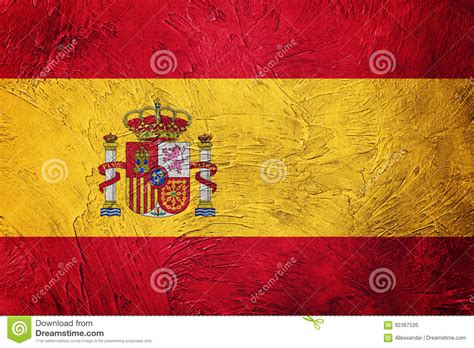 Beställ spanska nationsflaggan och flagga för spanien. Grunge Spanien Flagga Spanien Flagga Med Grungetextur ...
