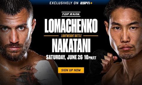 Maybe you would like to learn more about one of these? Lomachenko vs Nakatani live stream: how to watch the boxing from anywhere online, full fight ...