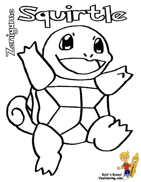 These pokemon coloring pages allow kids to accompany their favorite characters to an adventure land. Pikachu and Squirtle Coloring Page - Through the thousands ...