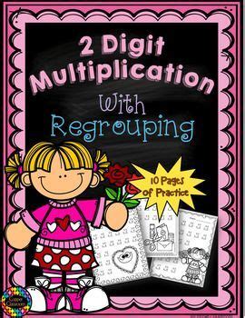 This quick and easy guide can help with. Two Digit Multiplication With Regrouping, Valentine's Day ...