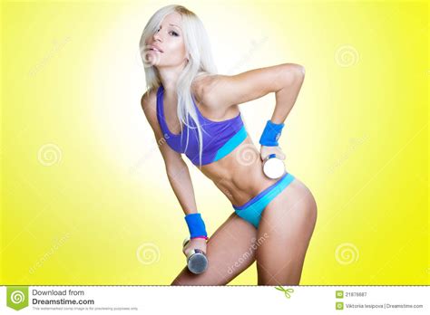 This domain has expired 364 days ago on saturday, march 14, 2020. Sexy Blond Working Out Royalty Free Stock Photography ...