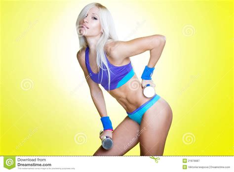 Sexxy are on sale now at stubhub. Sexy Blond Working Out Royalty Free Stock Photography ...