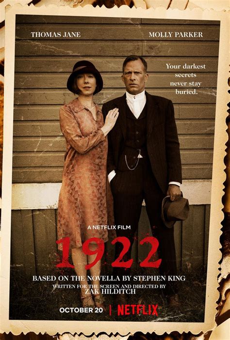 1922 is based on a novella by stephen king that appears in his horror anthology full dark, no stars. 1922 (2017) - FilmAffinity