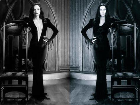 Morticia addams dress morticia adams christina ricci aquarius anjelica huston family tv adams family family values wednesday addams. Christina Ricci rinde homenaje a 'Morticia' | POSTA