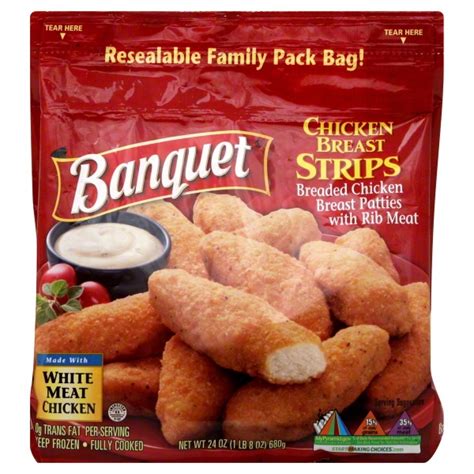 Chicken tenders aren't just for kids anymore. Banquet Chicken Breast Strips | Shipt