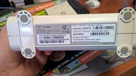 You will need to know then when you get a new router, or when you reset your router. ROUTER CBN CH7486E - 7200819122 - oficjalne archiwum Allegro