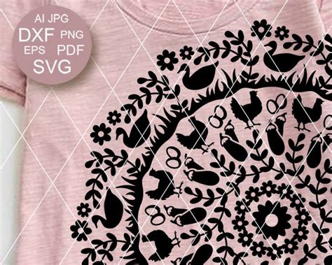 Download Mandala svg Farmhouse decor Wall art vector file Farmer ...