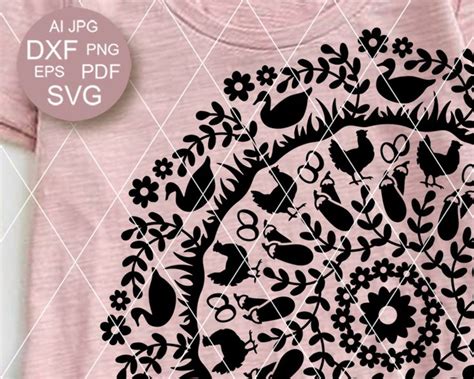 Below i have collected 20 free mandala svg files for you to download and create with. Mandala svg Farmhouse decor Wall art vector file Farmer ...