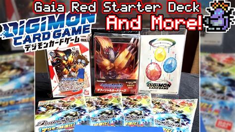 The first english series will feature cards from the first. Digimon Card Game 2020 - Gaia Red Starter Deck & MORE! # ...