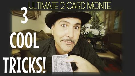 The magician asks the spectator if she has ever seen con men on the street play three card monte. ULTIMATE 2 CARD MONTE.. +2 More Magic TUTORIALS! - YouTube