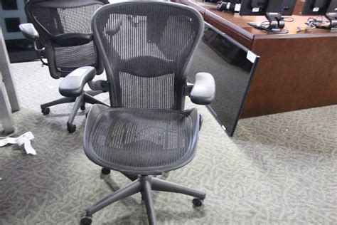 All our products come with a 30 day money back. HERMAN MILLER AERON FULLY ADJUSTABLE ERGONOMIC MESH BACK ...