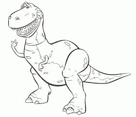 Toy story toy story rex. REX THE DINOSAUR FROM TOY STORY COLORING IN | Dinosaur ...