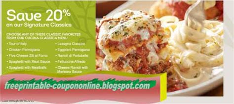 You can continue by choosing to pay online or proceeding to pay at restaurant by redeeming another coupon. Printable Coupons 2020: Olive Garden Coupons