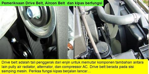 Apabila tali sawat berhenti, anda perlu mengetik item yang anda lihat. Tips-tips periksa kereta untuk perjalanan jauh - NSOCM