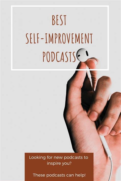 Best self-improvement podcasts. Looking to improve areas ...