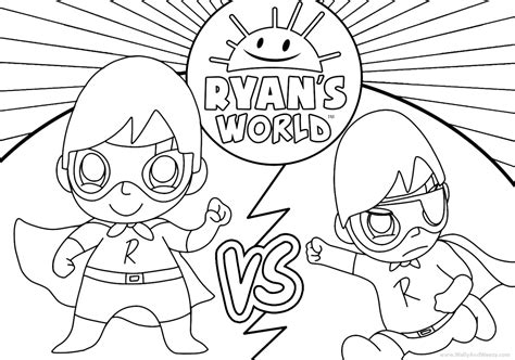 Ryan coloring pages for kids online. Printable Ryans World Coloring Pages - Free Printable Coloring Pages for Kids and Adults