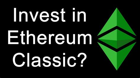 You should invest in startup technology companies and industries (not small coins but certainly lower entry points. Should you invest in Ethereum Classic? Cryptocurrencies ...