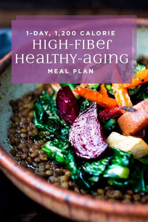 Dec 09, 2018 · plus, fiber in food helps you gain better control over your triglycerides, according to the university of massachusetts medical school. 1-Day High-Fiber Healthy-Aging Meal Plan: 1,200 Calories ...