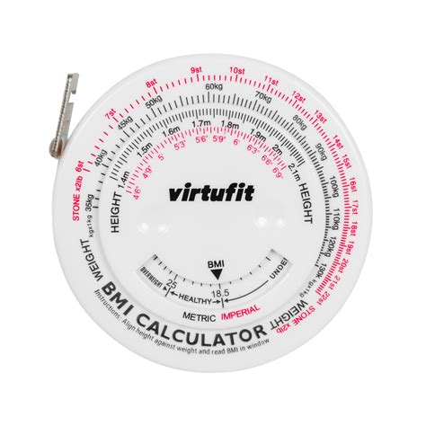 Welcome to bmicalculator.ie.the simple and hassle free way to determine your body mass index. VirtuFit Omtrekmeter met BMI Calculator - 150 cm - Virtufit