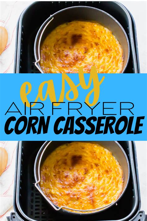 No oil, no butter you can find the air fryer i have here. Air Fryer Creamed Corn Casserole | Recipe in 2021 | Corn casserole, Cream corn casserole, Air ...