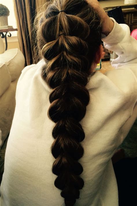 Find and follow posts tagged braided hairstyle on tumblr. Tumblr pull through braid | Hair styles, Sporty hairstyles ...
