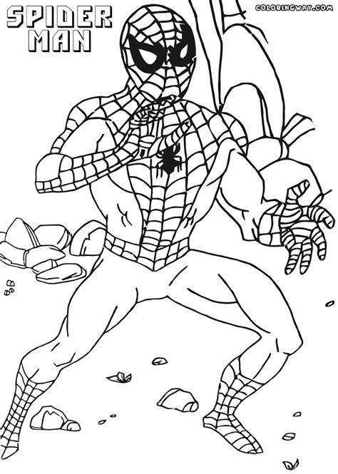 Spider man is one of the super heroes of marvel studios. Spider Man coloring pages | Coloring pages to download and ...