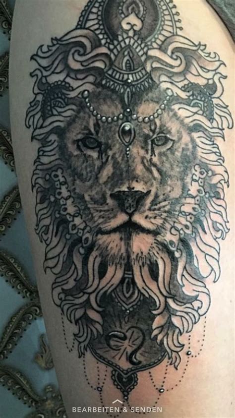 Wenn dir „mandala oberschenkel tattoo gefällt, gefallen dir vielleicht auch diese ideen. Pin von Natalie byns auf Tattoo | Mandala löwe, Tattoo ...