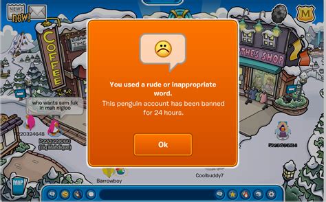 Club penguin rewritten, mainly for safety reasons. Sum Fuk : bannedfromclubpenguin