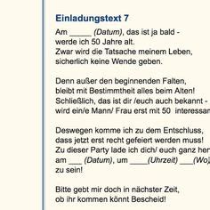 01 texte einladung geburtstag am 4. 10 WITZIGE EINLADUNGSKARTEN 30 40 50 Geburtstag ...