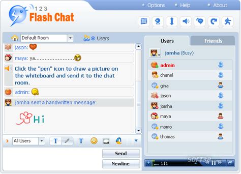 Experience the following degree of group interchanges! 123 Flash Chat Software Free Download for Windows 10, 7, 8 ...