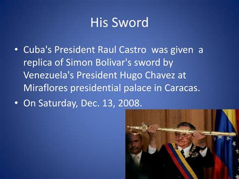 A replacement sword of state of south carolina (1800) was used between 1941 and 1951. PPT - Simon Bolivar PowerPoint Presentation, free download ...