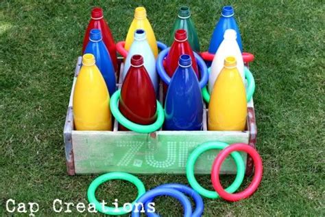 As a lowe's cre­ative ideas blog­ger, one of our recent challenges centered around outdoor games. DIY Ring Toss Game | Diy carnival games, Carnival games ...