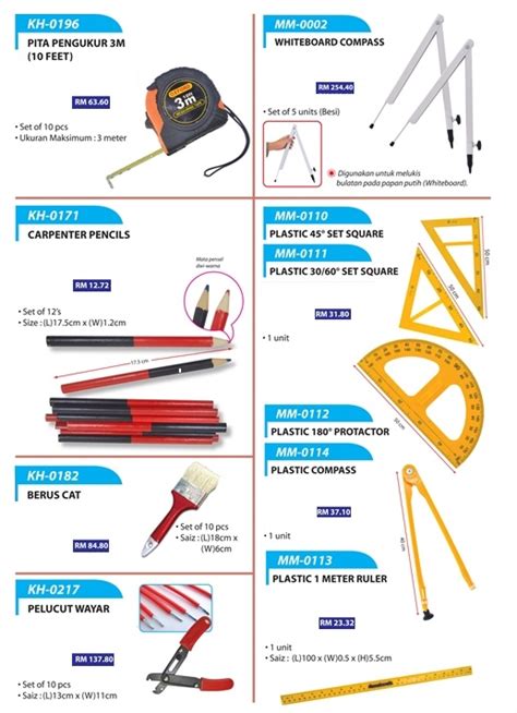 Pair of compasses (plural pairs of compasses). Fullhouse 99: Pita Pengukur, Jangka Lukis Whiteboard ...