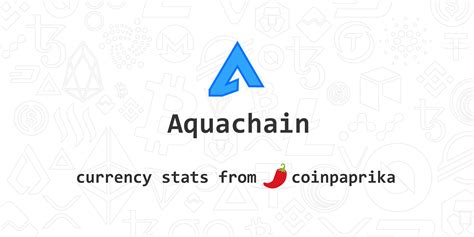 Enter the number of shares purchased Aquachain (AQUA) Price, Charts, Market Cap, Markets ...