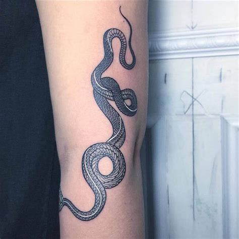 Green snake tattoo will look way better than other designs. Stunning Black And White Tattoos Of Snakes By Mirko Sata