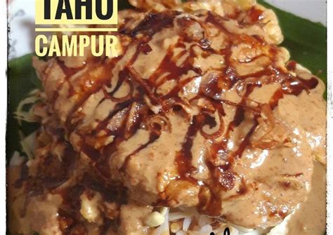 Tauge sering menjadi menu makanan untuk wanita yang sedang program hamil. Resep Tahu Campur ala Kudus oleh adila prabasiwi - Cookpad