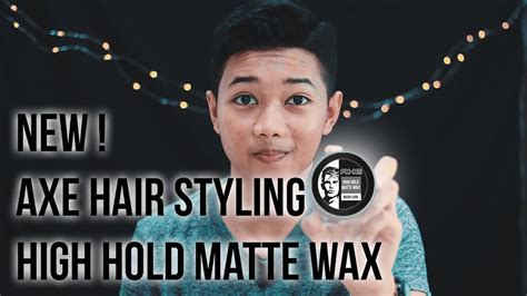 Condition is new and unused. BARU ! REVIEW AXE HAIR STYLING HIGH HOLD MATTE WAX MESSY ...