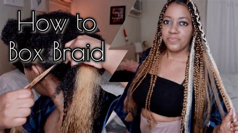 Braids are a great way to retain growth! How to make box braids and grow hair fast! - YouTube