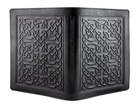 Leather Composition Notebook Cover, Bold Celtic, Black | Composition notebook covers, Notebook ...
