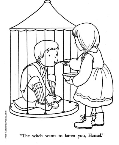 Precious moments coloring pages free 30 coloring. Hansel and Gretel Coloring Pages Free and Printable