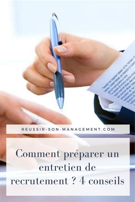 Vous y trouverez un rappel des principes de base, des conseils et des erreurs à éviter. Comment préparer un entretien de recrutement ? 4 conseils ...