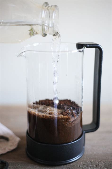 The idea here is that the frozen pitcher will cool the coffee from the french press quickly and without having to water the coffee down by using a lot of ice, or waiting for it to cool in the fridge for a long time. French Press Cold Brew | French press cold brew, French ...