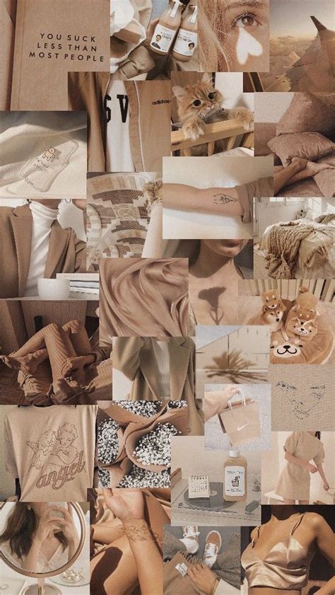 You can download them straight from this link. beige aesthetic | ♡ | Warna koral, Kertas dinding