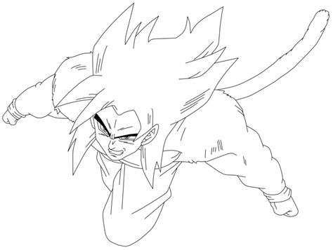 Want to discover art related to gogeta? Desenho Do Goku Super Sayajin 4 - desenho do goku super sayajin 4 para colorir ~ Imagens para ...