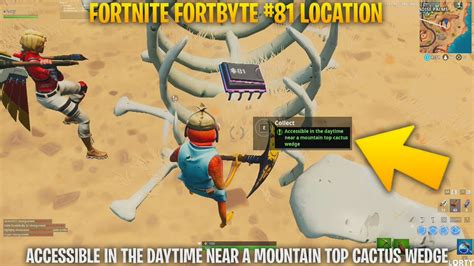 Fortnite fortbyte # 81 : Fortnite Fortbyte #81 - Accessible in the daytime near a ...