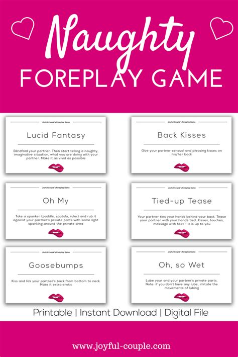 Become an interior designer with polly's beautiful bedroom game! Foreplay Game (Printable) | Love games for couples ...