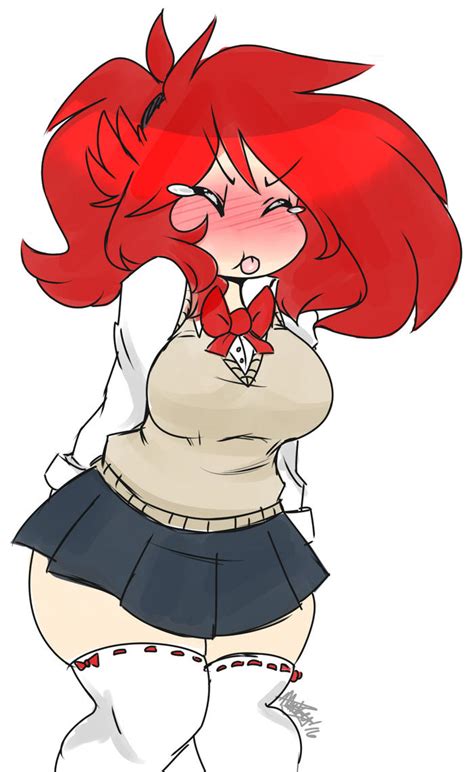 Genshin oc has a name now! Schoolgirl by ToxicSoul77 on DeviantArt