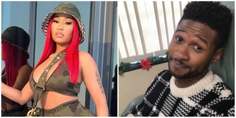 À se soutenir et à s'entraider. Nicki Minaj: Usher s'en prend à elle et se fait troller ...