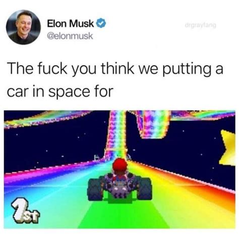 Tesla ceo tweets video meme, taunting his doubters. Elon Musk Elonmusk Stock Art 420 69 Usd 15 10 Meme ...