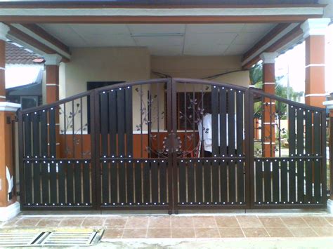 Contoh model desain pagar rumah minimalis modern h. Gambar Pagar Gate Rumah | Desain Rumah